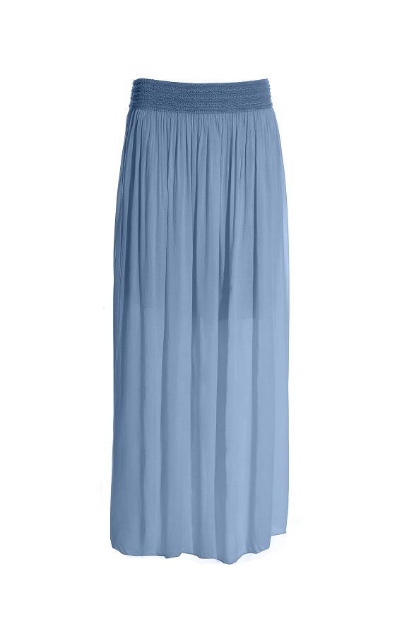 Maxi Rok Blue Denim – shoparchief