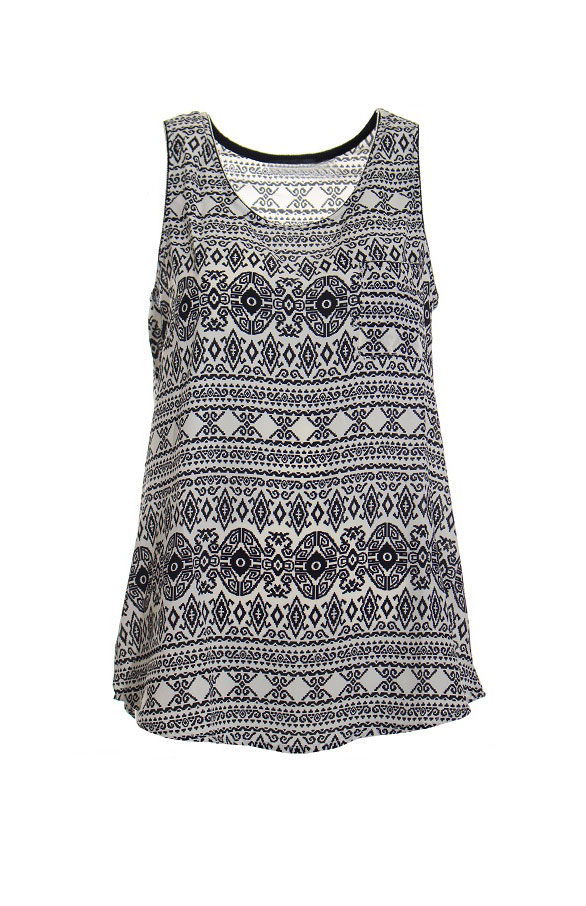 Aztec Top Wit – shoparchief