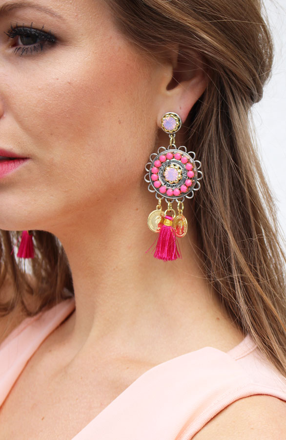 Ibiza Oorbel Tassels – shoparchief, foto 2