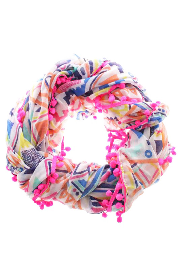 Neon Pompon Sjaal – shoparchief