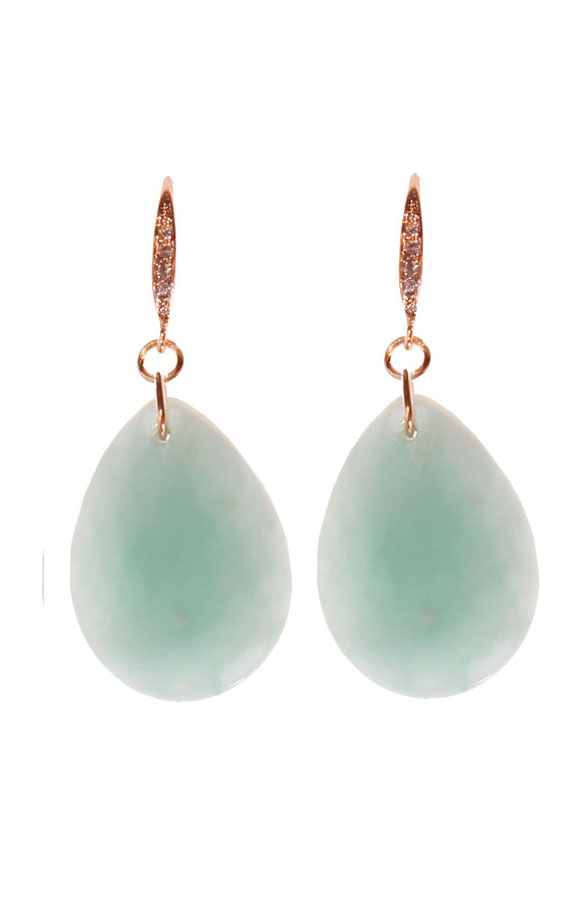 Gemstone Mint Oorbel – shoparchief