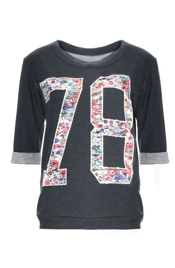 Flower Jersey Grey – shoparchief