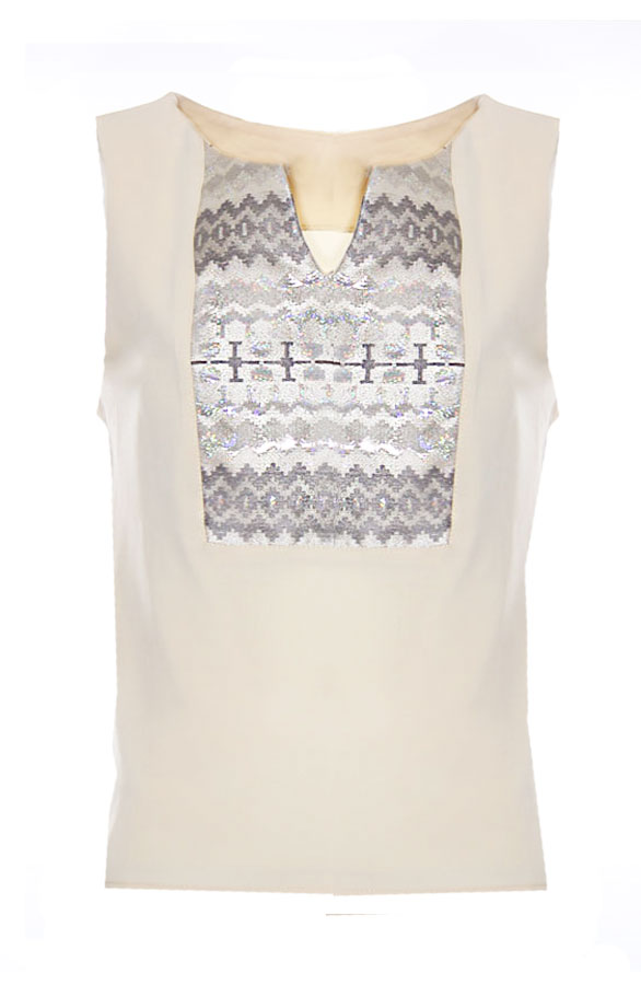 Mademoiselle top beige – shoparchief