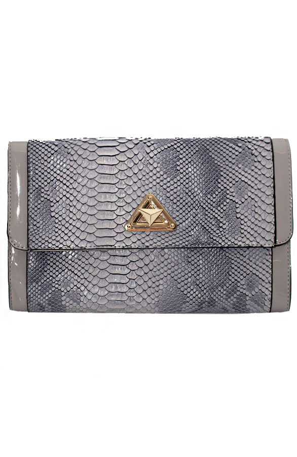 Snake Clutch Platinum – shoparchief
