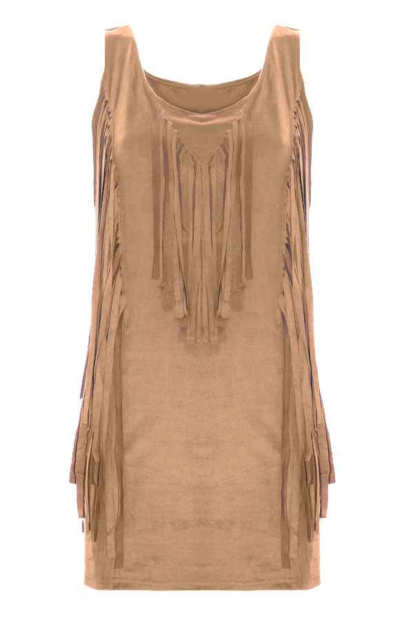 Indian Fringe Taupe – shoparchief