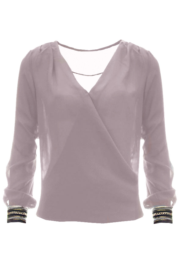 Marant Blouse Taupe – shoparchief