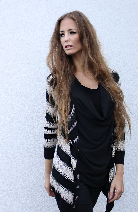Brocante Cardigan Black – shoparchief, foto 2