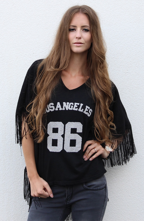Kimono Fringes Black – shoparchief, foto 4