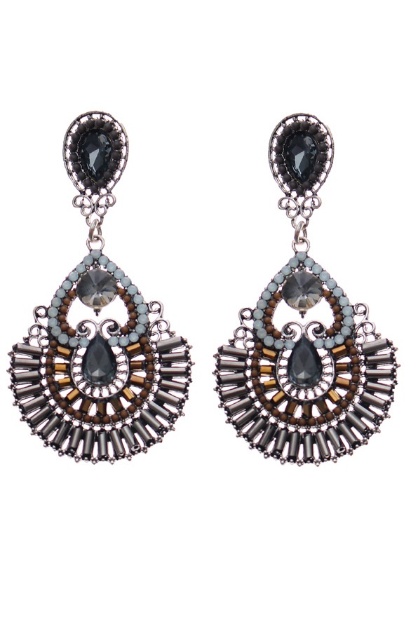 Monaco Grey Oorbellen – shoparchief
