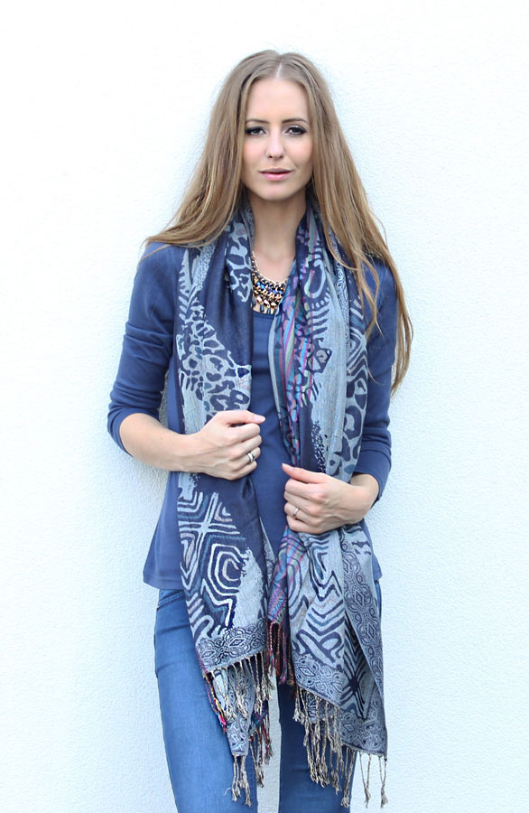 Fabulicious sjaal blue – shoparchief, foto 3