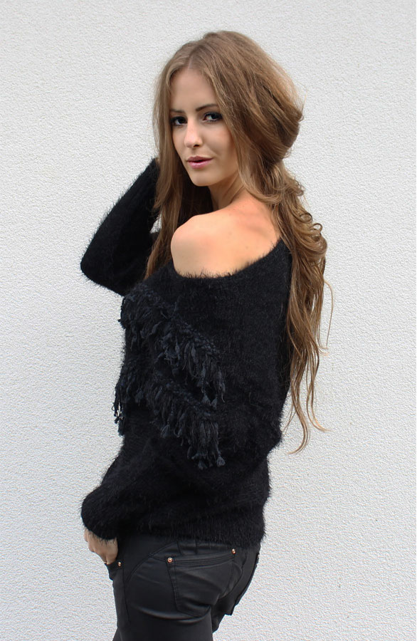 Bohemian Sweater Black – shoparchief, foto 3