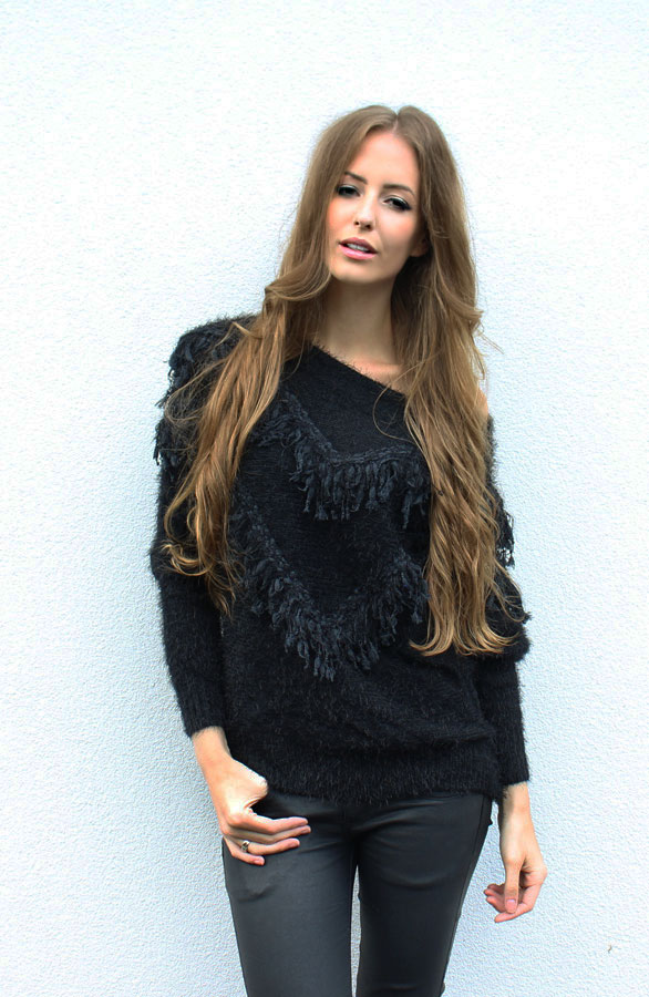 Bohemian Sweater Black – shoparchief, foto 4