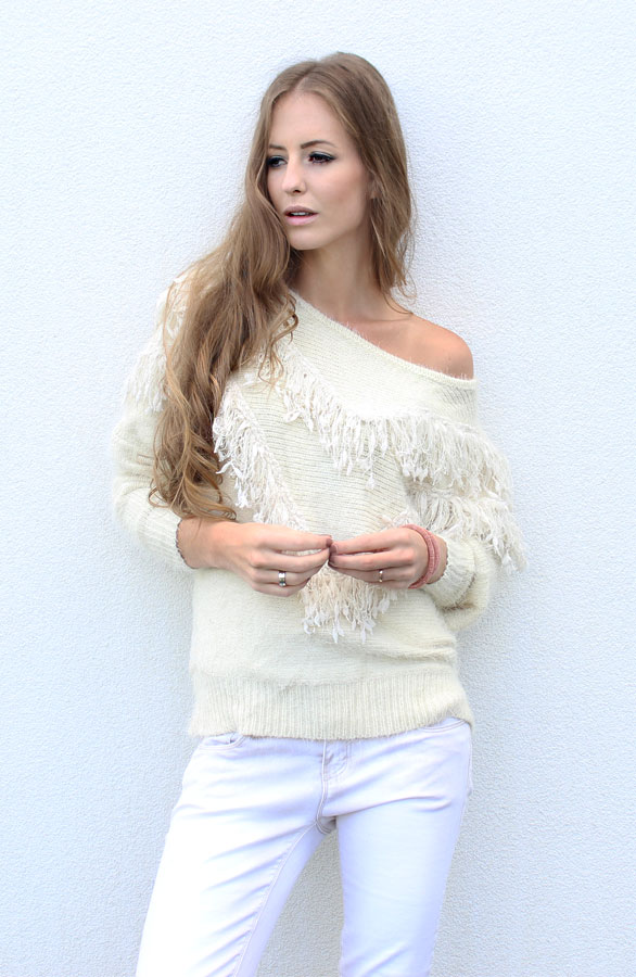 Bohemian Sweater Creme – shoparchief, foto 2