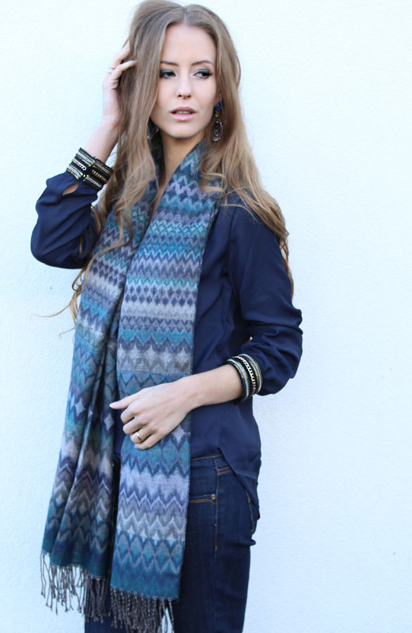 Miss O My Sjaal Petrol – shoparchief, foto 2