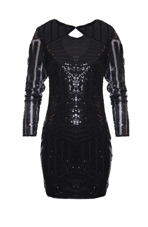 Black Pailletten Dress – shoparchief