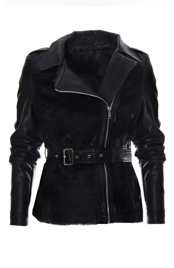 Furry Biker Jacket – shoparchief