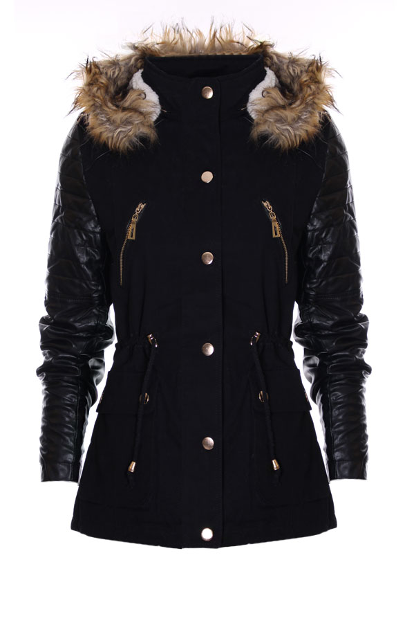 Parka Jas Zwart – shoparchief