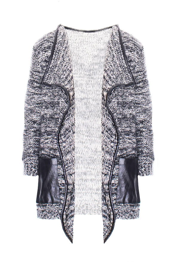 Vest Leather Coating Grey – shoparchief