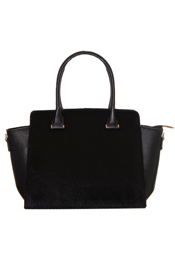 Faux Fur Bag Black – shoparchief