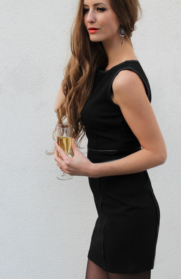 Coating Dress Black – shoparchief, foto 2