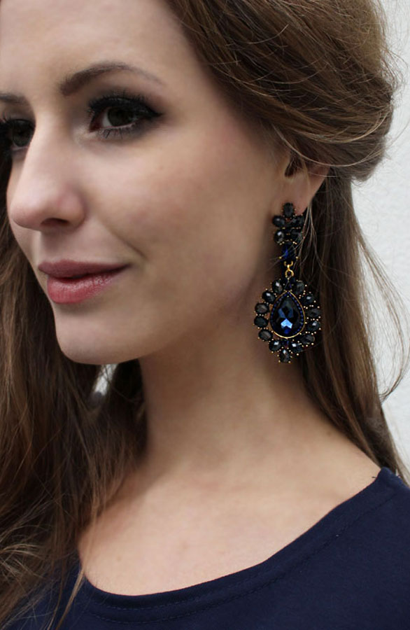 Chicago Oorbellen Blue – shoparchief, foto 2