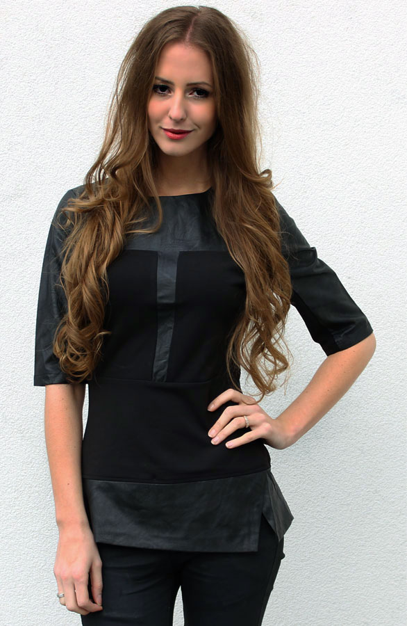 Peplum Coating Top 2.0 – shoparchief, foto 3