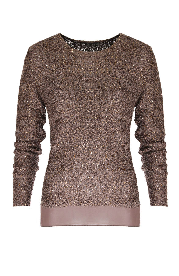 Sequin Sweater Bronze – shoparchief