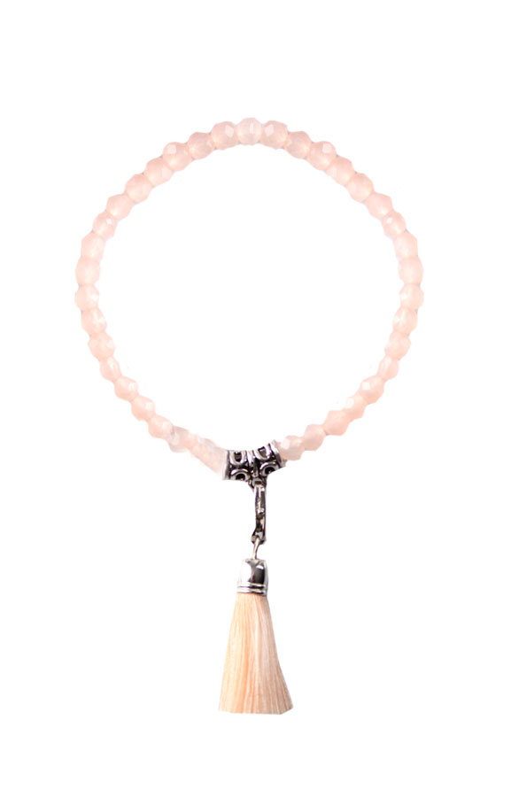 Zalm Tassel Armband – shoparchief