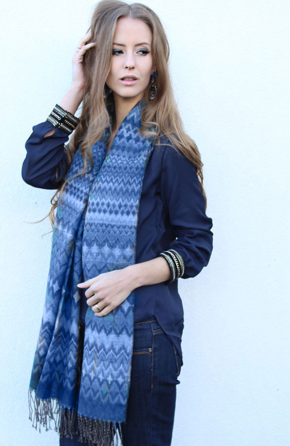 Miss O My Sjaal Kobalt – shoparchief, foto 2
