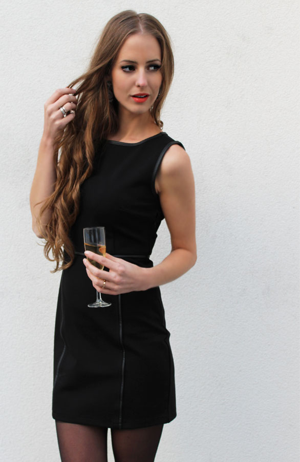 Coating Dress Black – shoparchief, foto 3
