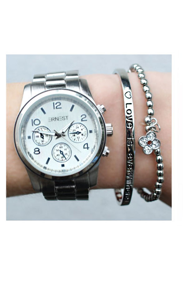 Love Is Everywhere Zilver Armband – shoparchief, foto 2