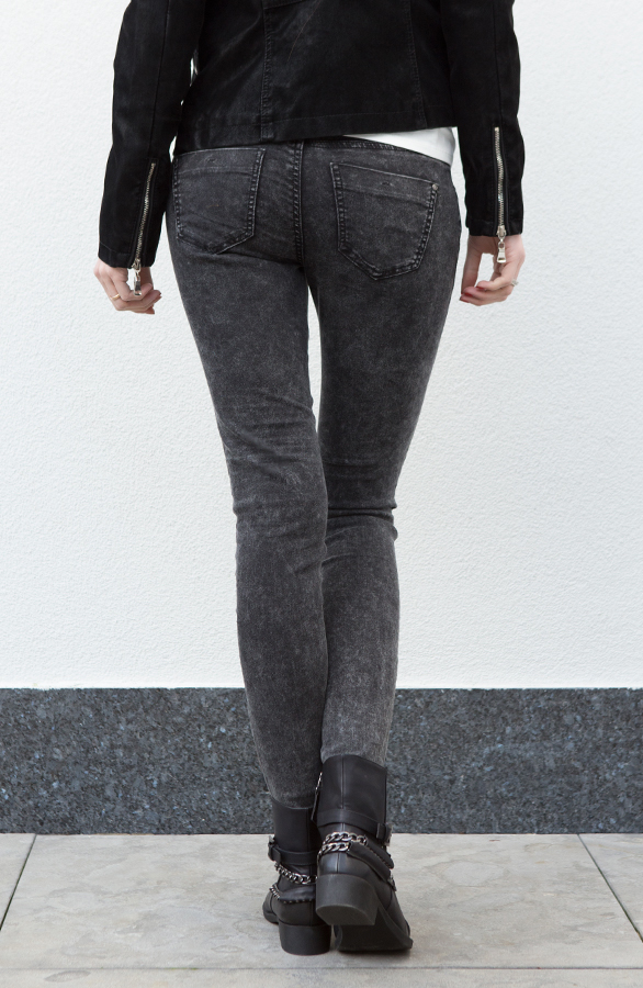 Raw Biker Jeans Black – shoparchief, foto 4