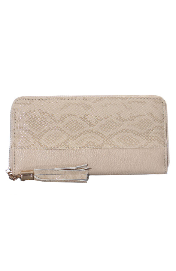 Snake Wallet Beige – shoparchief