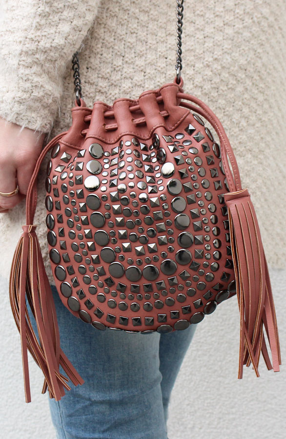 Little Stud Bag Roze – shoparchief, foto 3