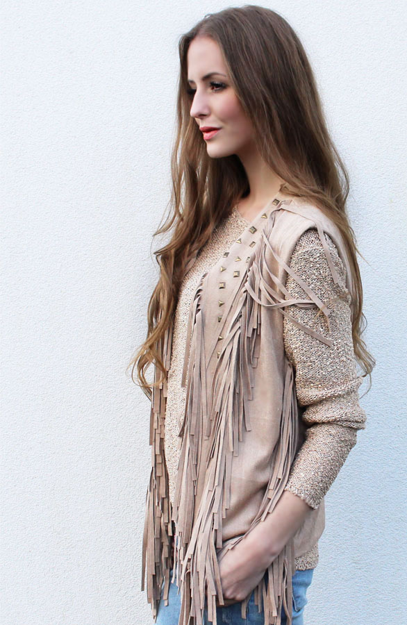 Sequin Sweater Gold – shoparchief, foto 4