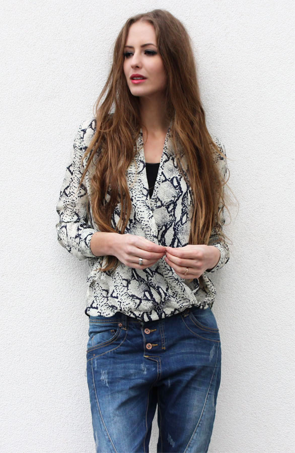 Sizzling Snake Blouse – shoparchief, foto 3