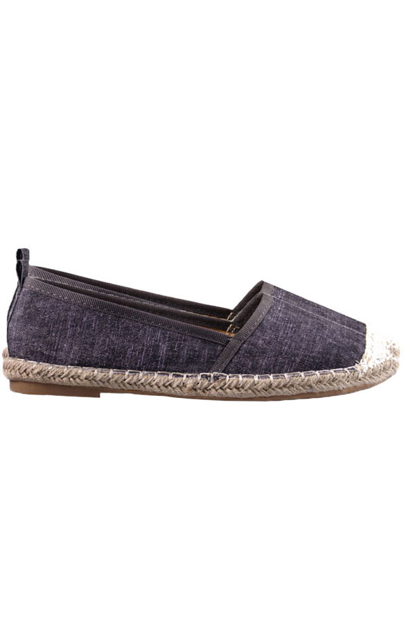 Denim Espadrilles Black – shoparchief