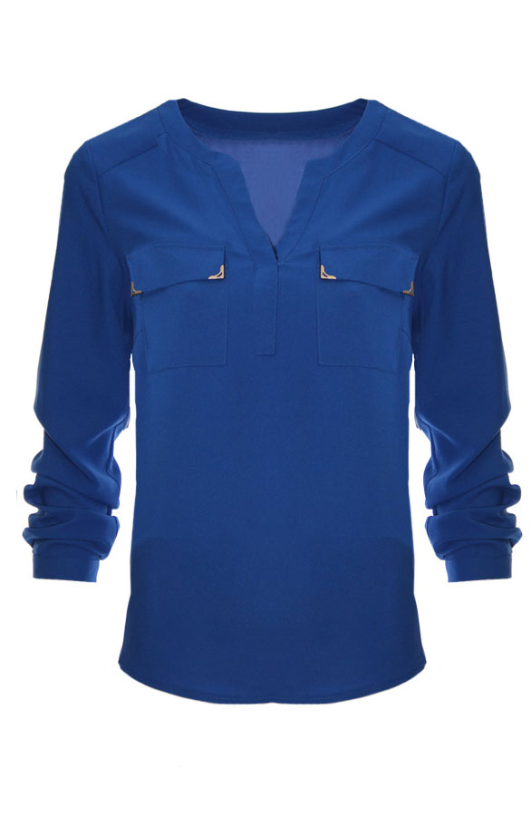 Kobalt Blouse Classic – shoparchief