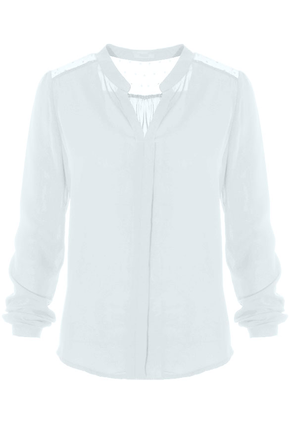 Rockabilly Blouse White – shoparchief