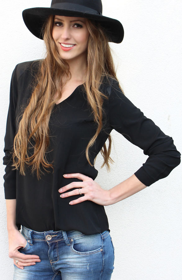 Coating Blouse Black – shoparchief, foto 3