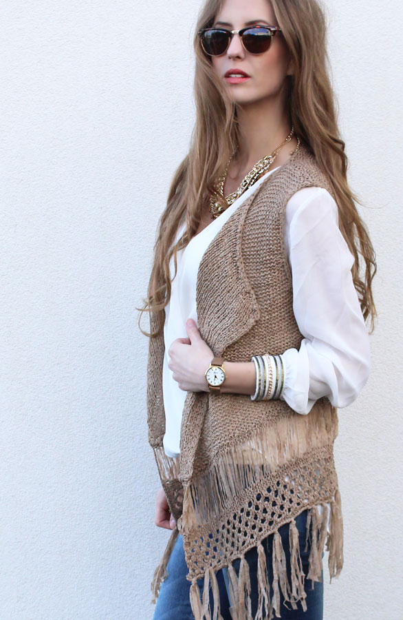 Franjes Gilet Pacha Camel – shoparchief, foto 2
