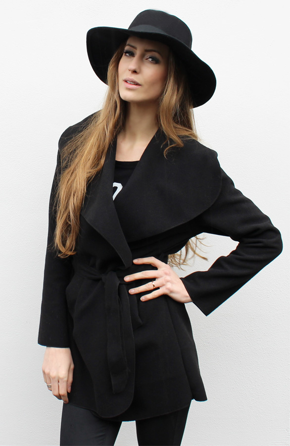 Short Dream Coat Black – shoparchief, foto 3