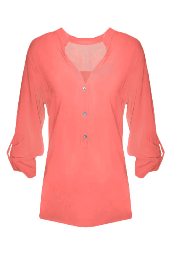 Ibiza Blouse Coral – shoparchief