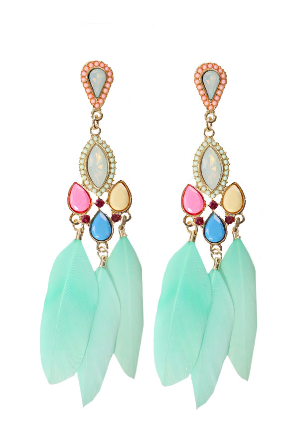 Ibiza Paradise Oorbellen Mint – shoparchief