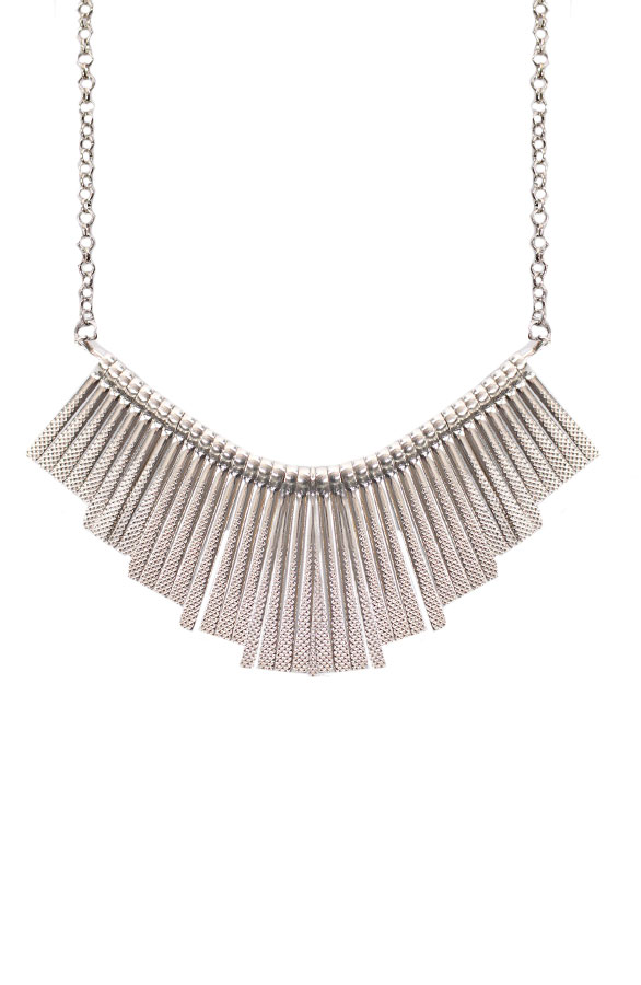 Metal Necklace Silver – shoparchief
