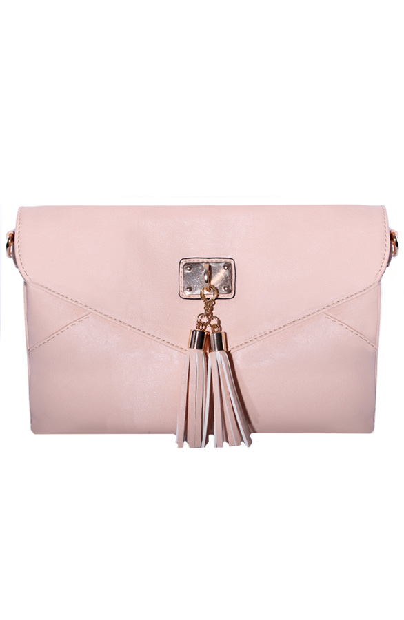 Tassel Clutch Zalm – shoparchief
