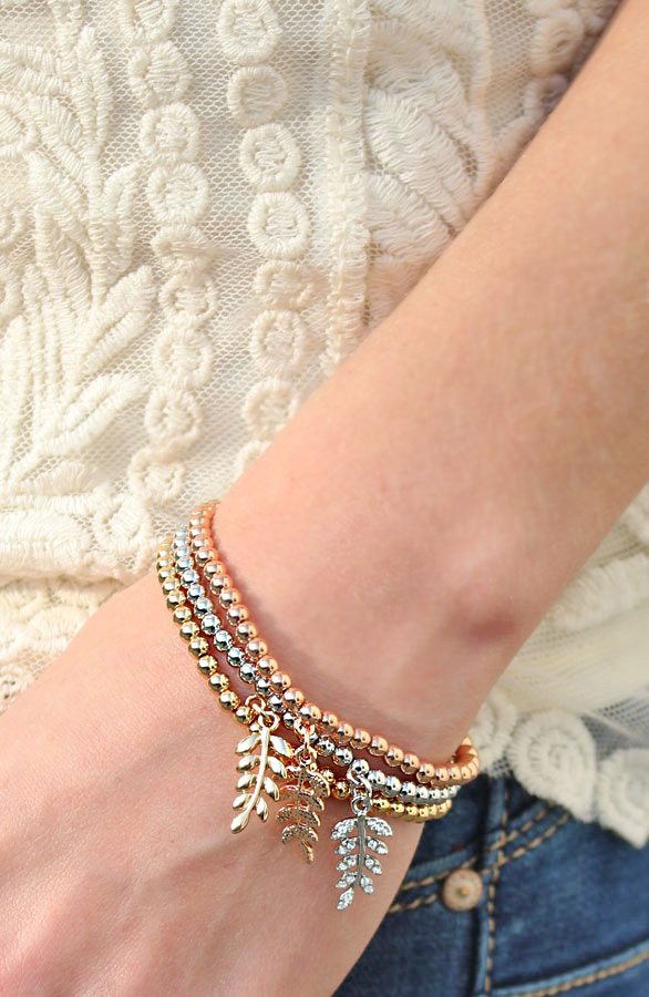 Little Leave Armband Goud – shoparchief, foto 2