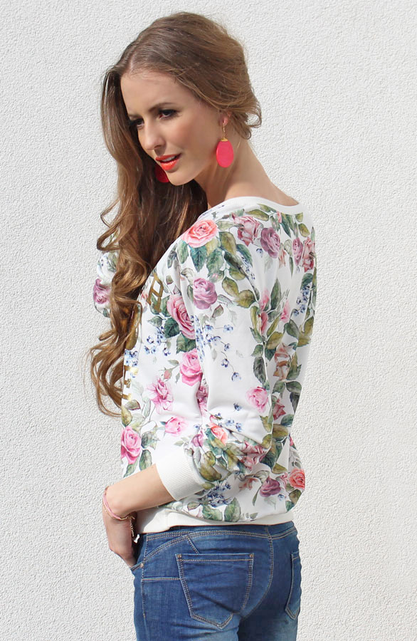 L' Amour Flowers Sweater – shoparchief, foto 4