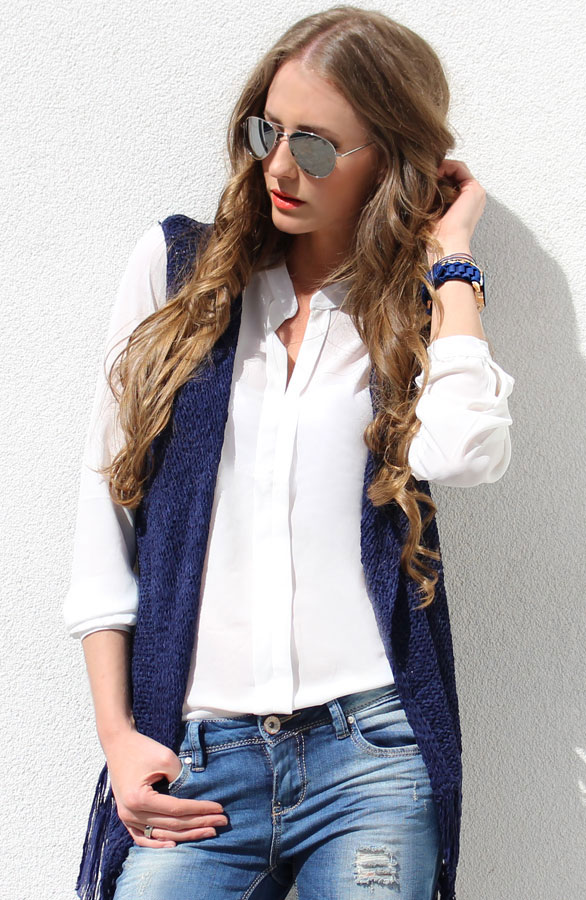 Rockabilly Blouse White – shoparchief, foto 2