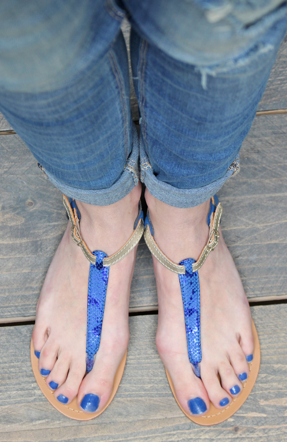 Blue Snake Sandal – shoparchief, foto 4